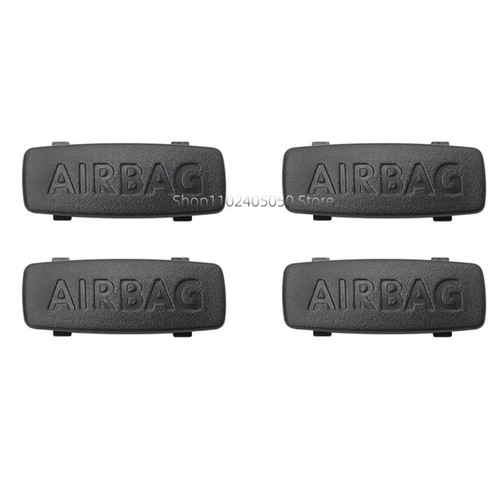 4pcs black car pillar - 4pcs, airbag