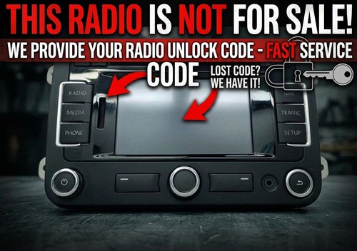 Radio code unlock pin - vw,